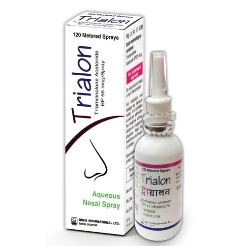 Pack Image: Trialon 55 mcg Nasal Spray (120 metered sprays)