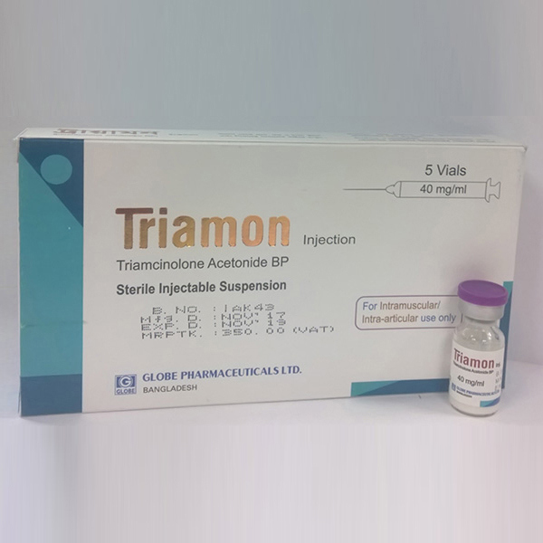Pack Image: Triamon 40 mg Injection (1 ml vial)