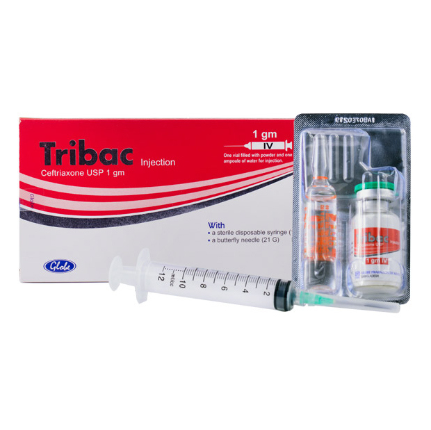 Pack Image: Tribac 1 gm Injection (1 gm vial)