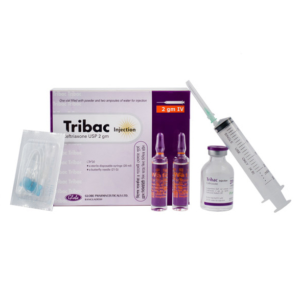 Pack Image: Tribac 2 gm Injection (2 gm vial)