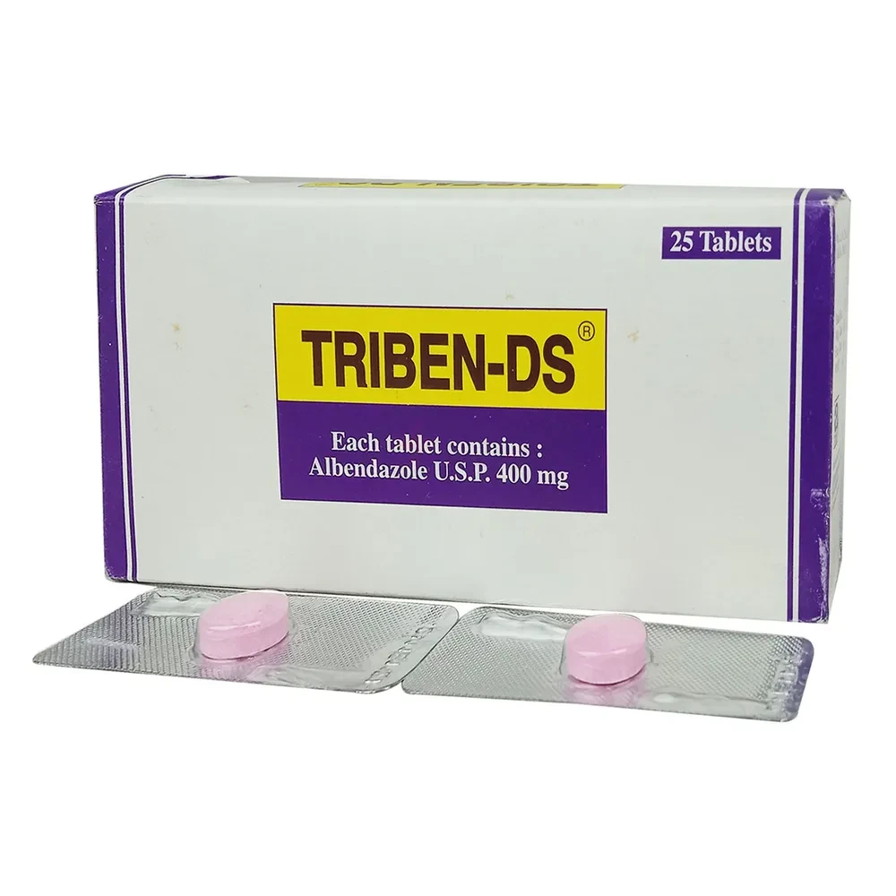 Pack Image: Triben DS 400 mg Chewable Tablet (25 x 1)