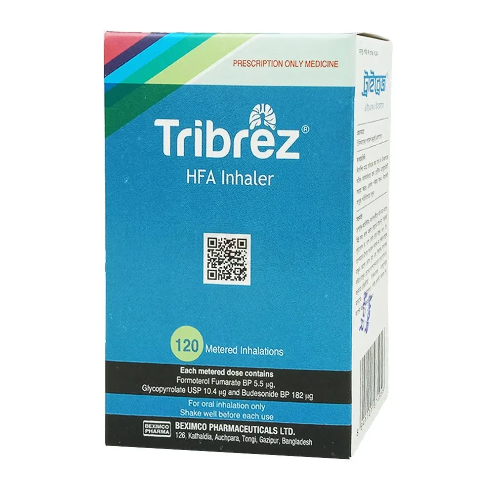Pack Image: Tribrez (5.5 mcg Inhaler (120 metered sprays)