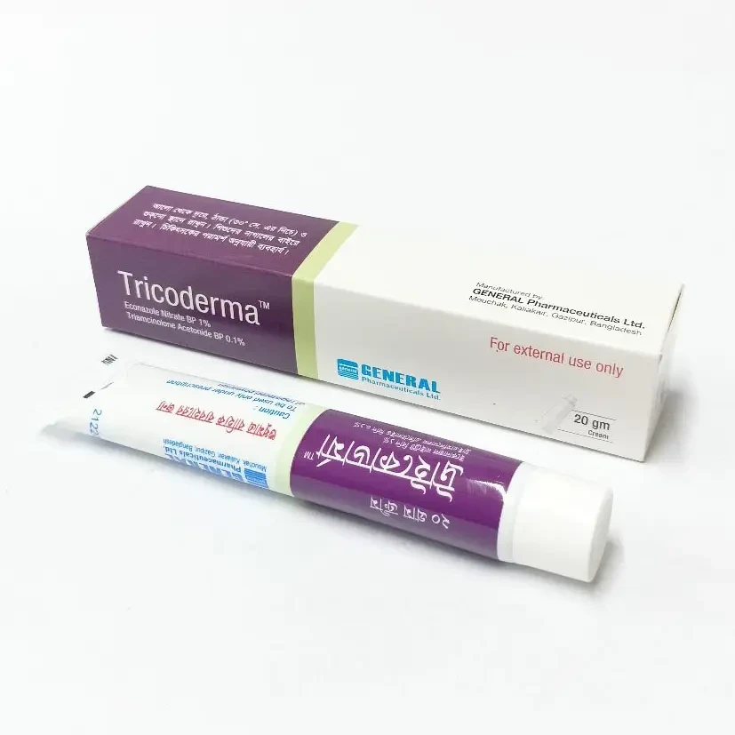 Pack Image: Tricoderma 1% 0.1% Cream (20 gm tube)