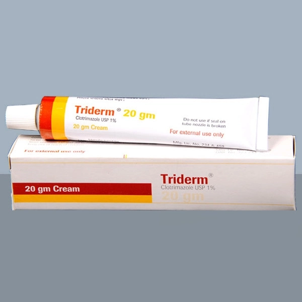 Pack Image: Triderm 1% Cream (10 gm tube)