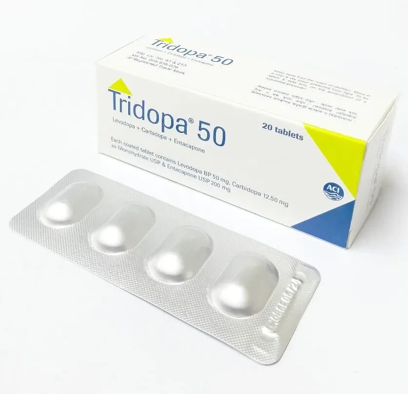 Pack Image: Tridopa 50 mg Tablet (5 x 4)