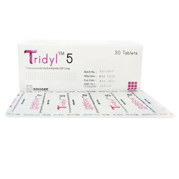 Pack Image: Tridyl 5 mg Tablet (3 x 10)