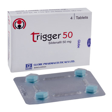 Pack Image: Trigger 50 mg Tablet (1 x 4)