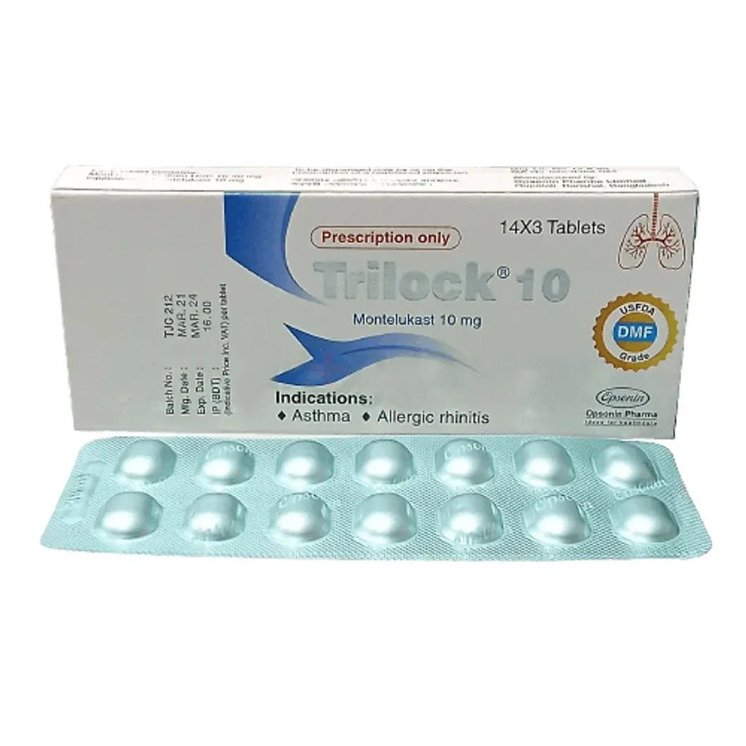 Pack Image: Trilock 10 mg Tablet (3 x 14)