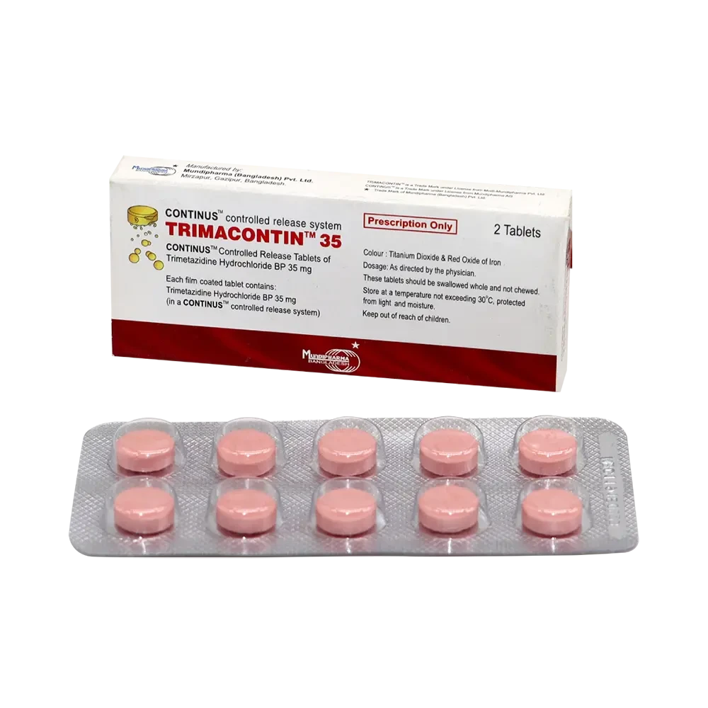 Pack Image: Trimacontin 35 mg Tablet (3 x 10)
