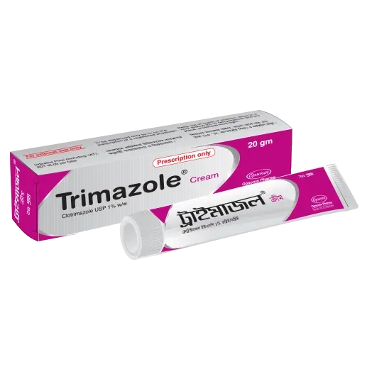Pack Image: Trimazole 1% Cream (20 gm tube)