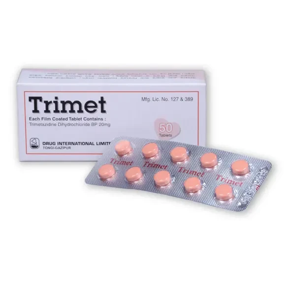 Pack Image: Trimet 20 mg Tablet (5 x 10)