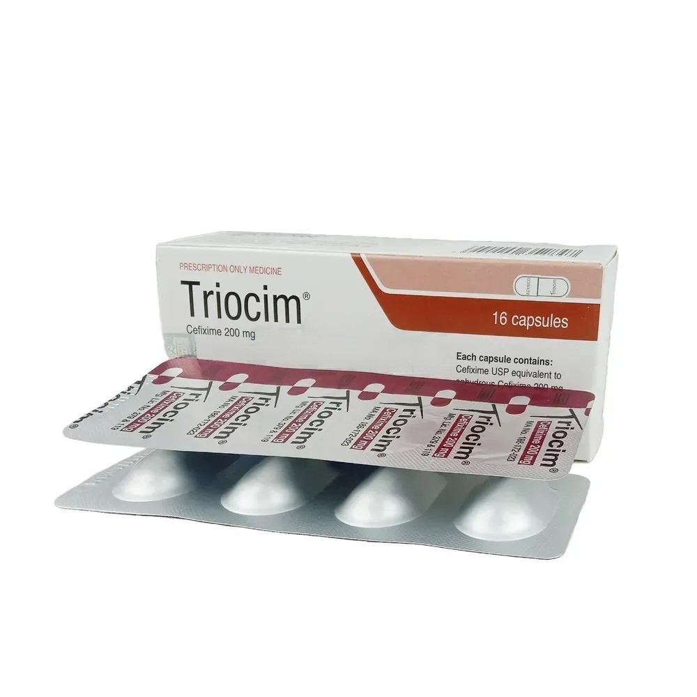 Pack Image: Triocim 200 mg Capsule (4 x 4)