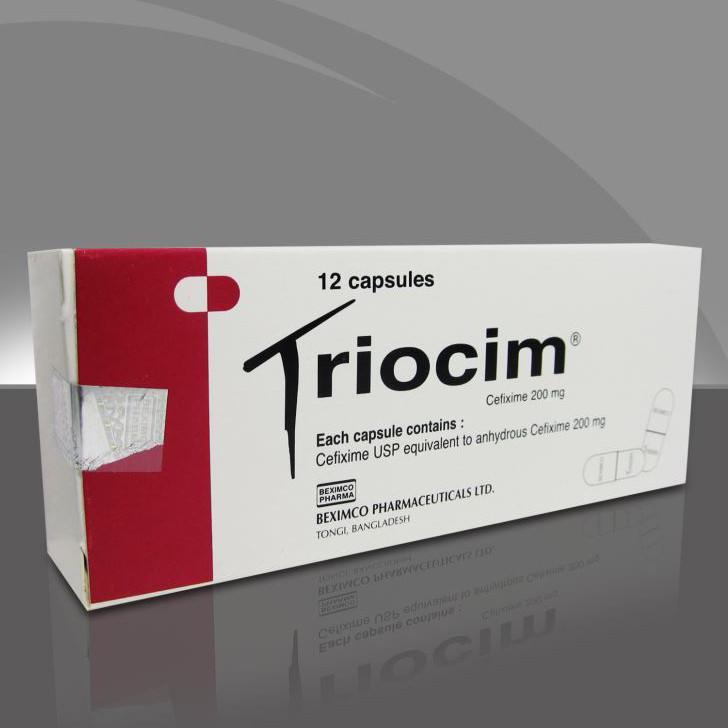 Pack Image: Triocim 200 mg Capsule (4 x 4)