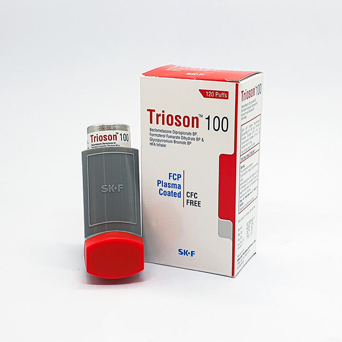 Pack Image: Trioson (100 mcg Inhaler (120 metered doses)