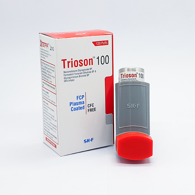 Pack Image: Trioson (100 mcg Inhaler (120 metered doses)