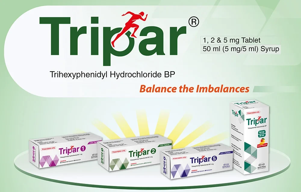 Pack Image: Tripar 2 mg Tablet (5 x 14)