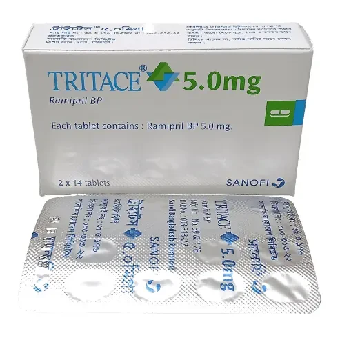 Pack Image: Tritace 5 mg Tablet (2 x 14)