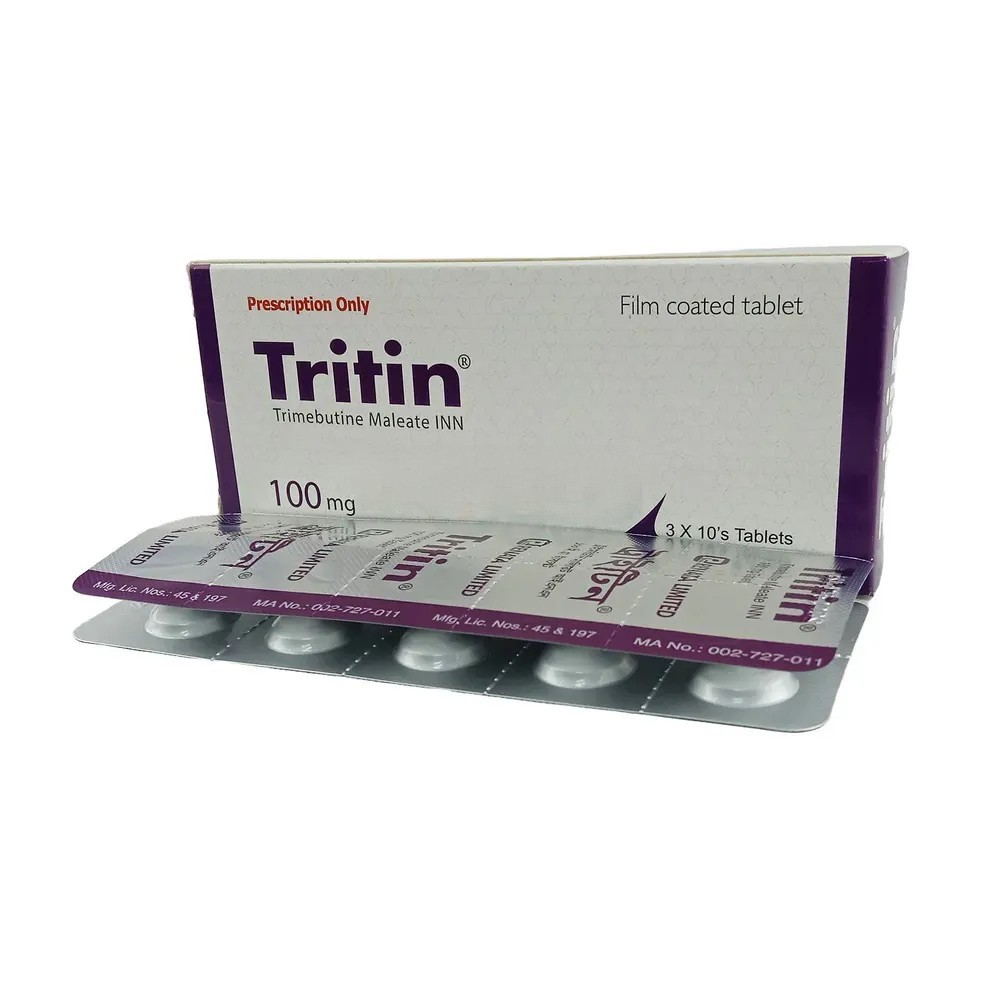 Pack Image: Tritin 100 mg Tablet (3 x 10)