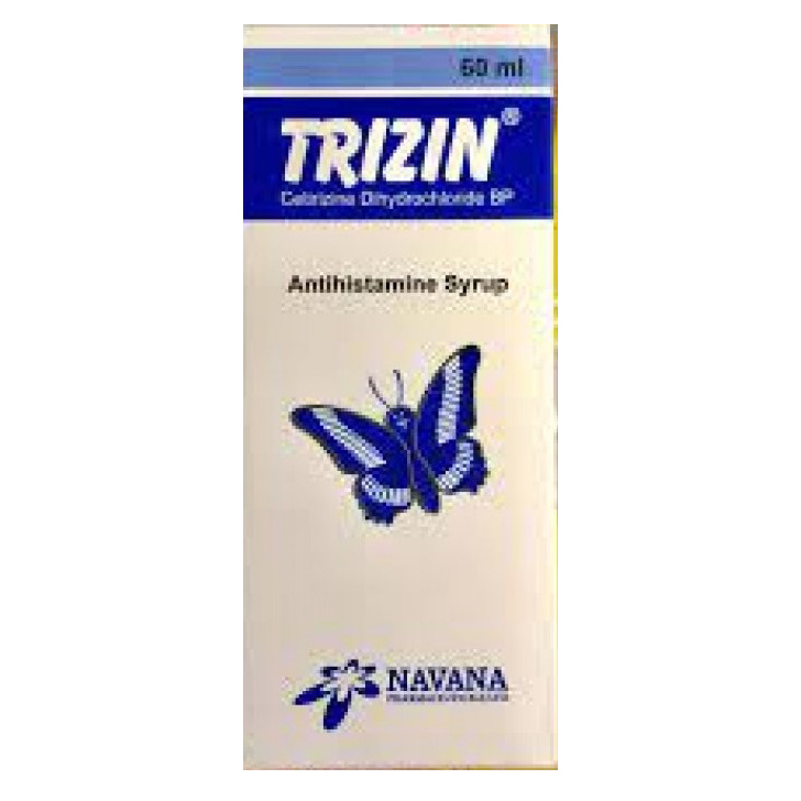 Pack Image: Trizin 5 mg Syrup (60 ml bottle)