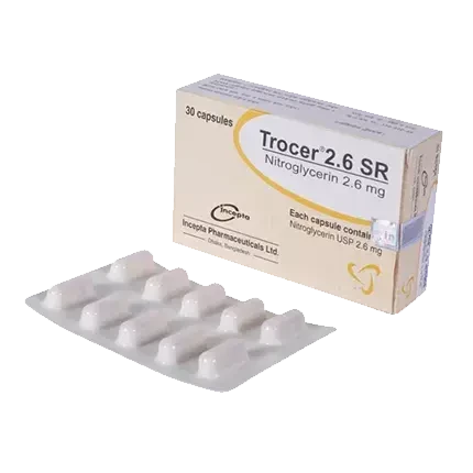 Pack Image: Trocer SR 2.6 mg Capsule (3 x 10)