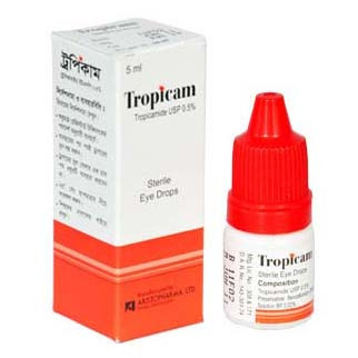 Pack Image: Tropicam 0.5% Eye Drop (5 ml drop)