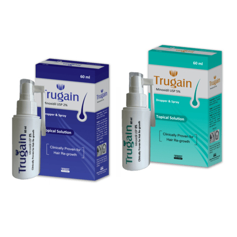 Pack Image: Trugain 2% Scalp Solution (60 ml bottle)