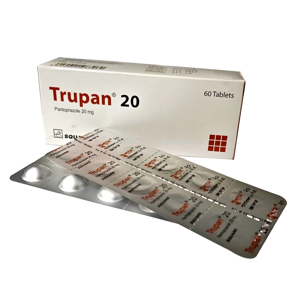 Pack Image: Trupan 20 mg Tablet (6 x 10)