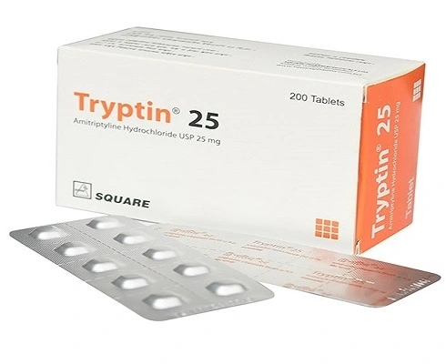 Pack Image: Tryptin 25 mg Tablet (20 x 10)