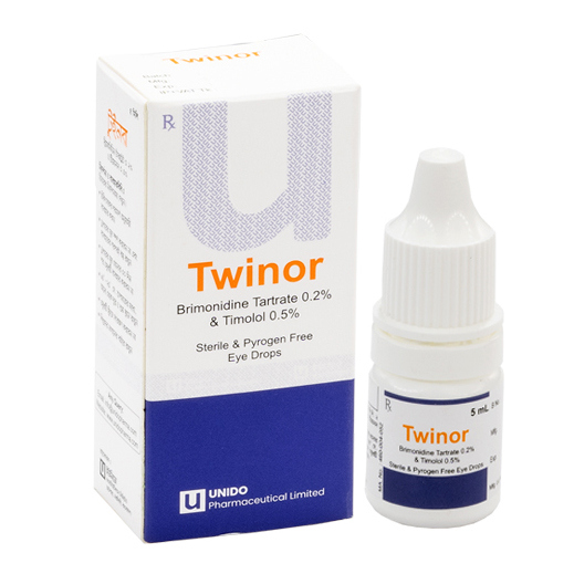 Pack Image: Twinor 0.2% Eye Drop (5 ml drop)
