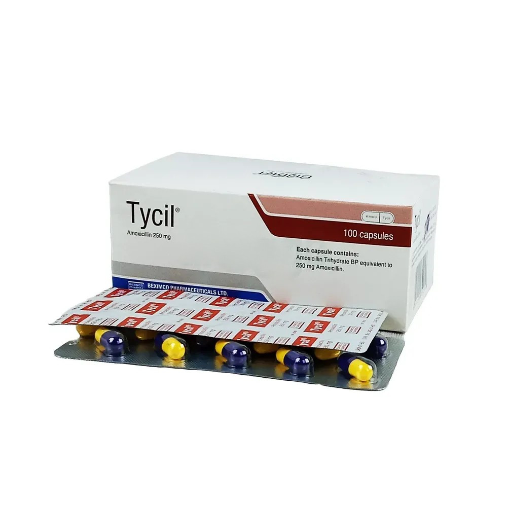Pack Image: Tycil 250 mg Capsule (10 x 10)