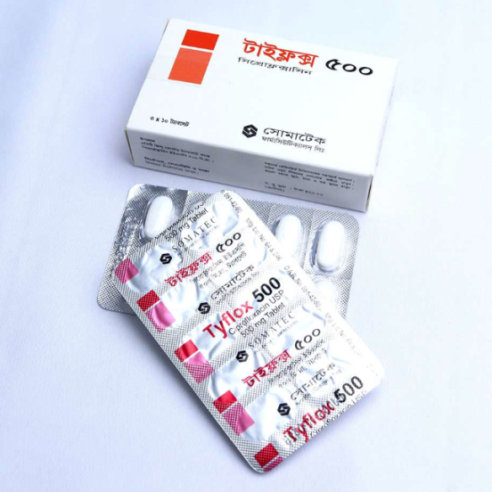 Pack Image: Tyflox 500 mg Tablet (3 x 10)