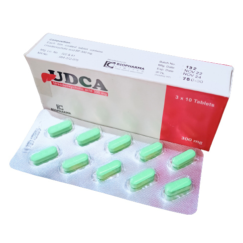Pack Image: UDCA 300 mg Tablet (3 x 10)