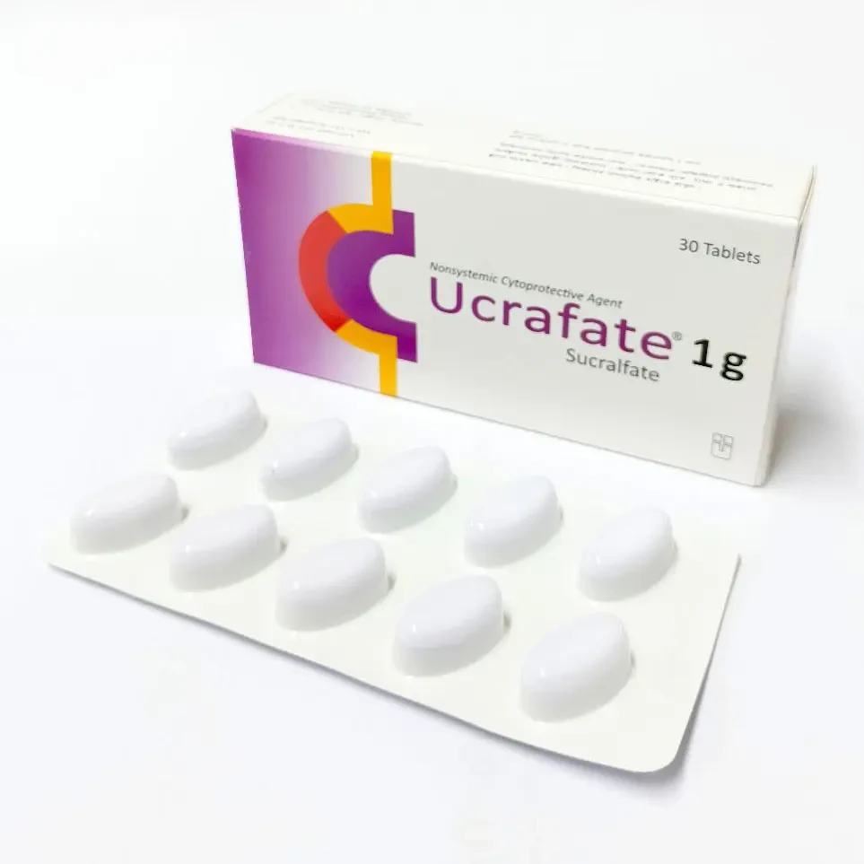 Pack Image: Ucrafate 1000 mg Tablet (3 x 10)