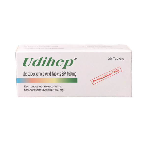 Pack Image: Udihep 150 mg Tablet (3 x 10)