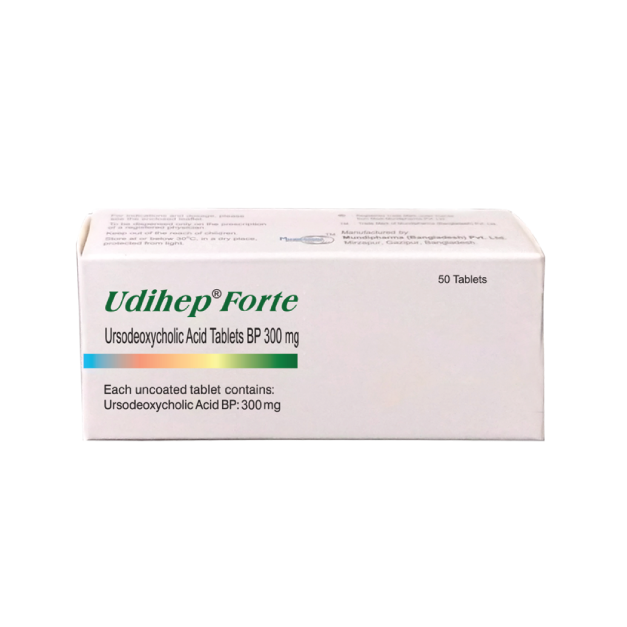Pack Image: Udihep Fort 300 mg Tablet (5 x 10)