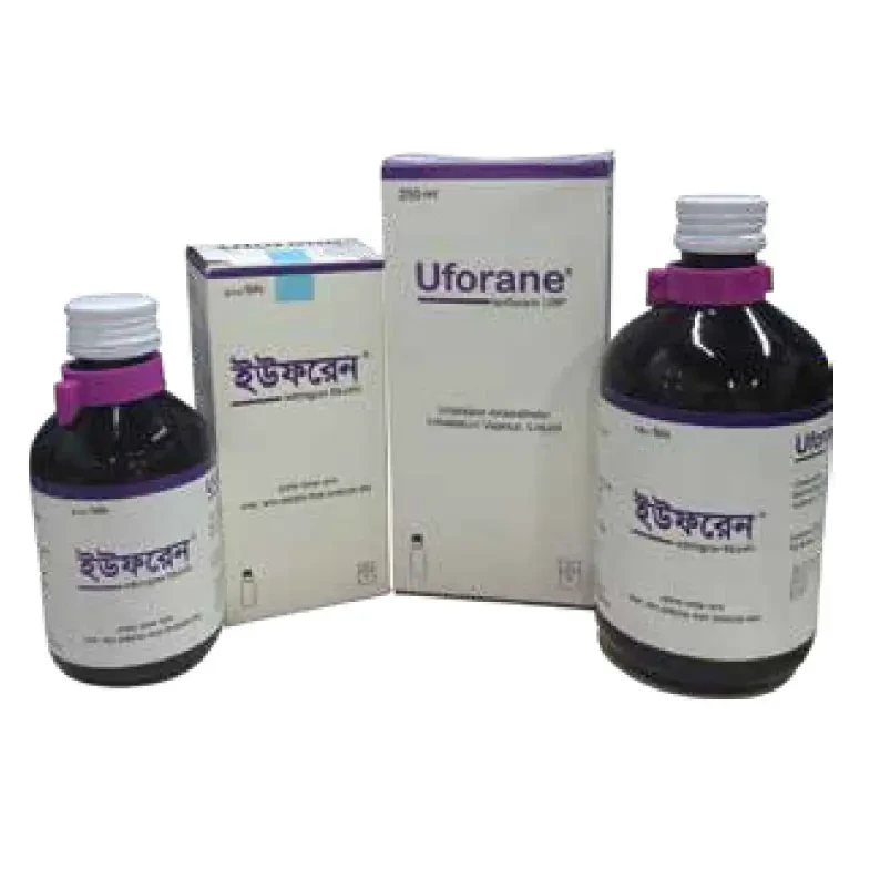Pack Image: Uforane 100% v Solution for Inhalation (100 ml bottle)