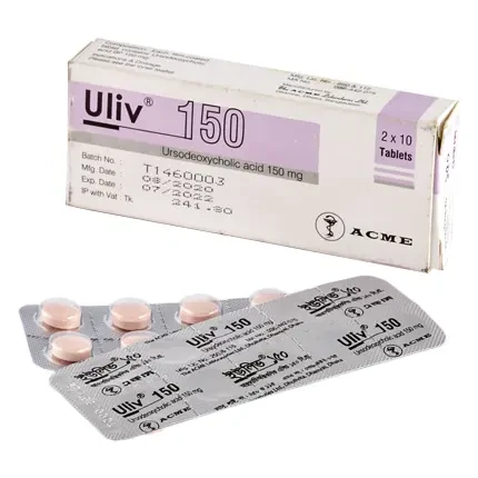 Pack Image: Uliv 150 mg Tablet (2 x 10)