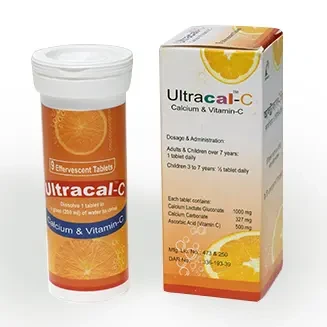 Pack Image: Ultracal-C 1000 mg Tablet (1 x 9)