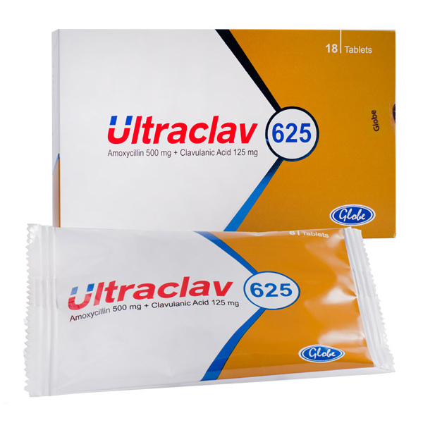 Pack Image: Ultraclav 500 mg Tablet (3 x 6)