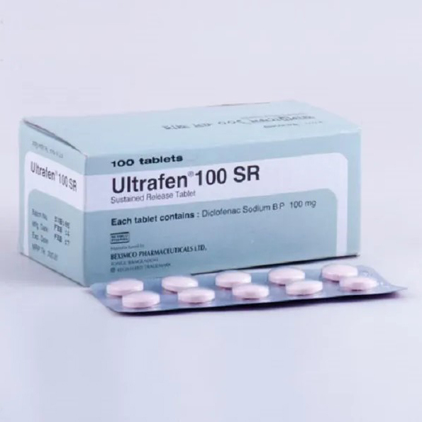 Pack Image: Ultrafen SR 100 mg Tablet (10 x 10)