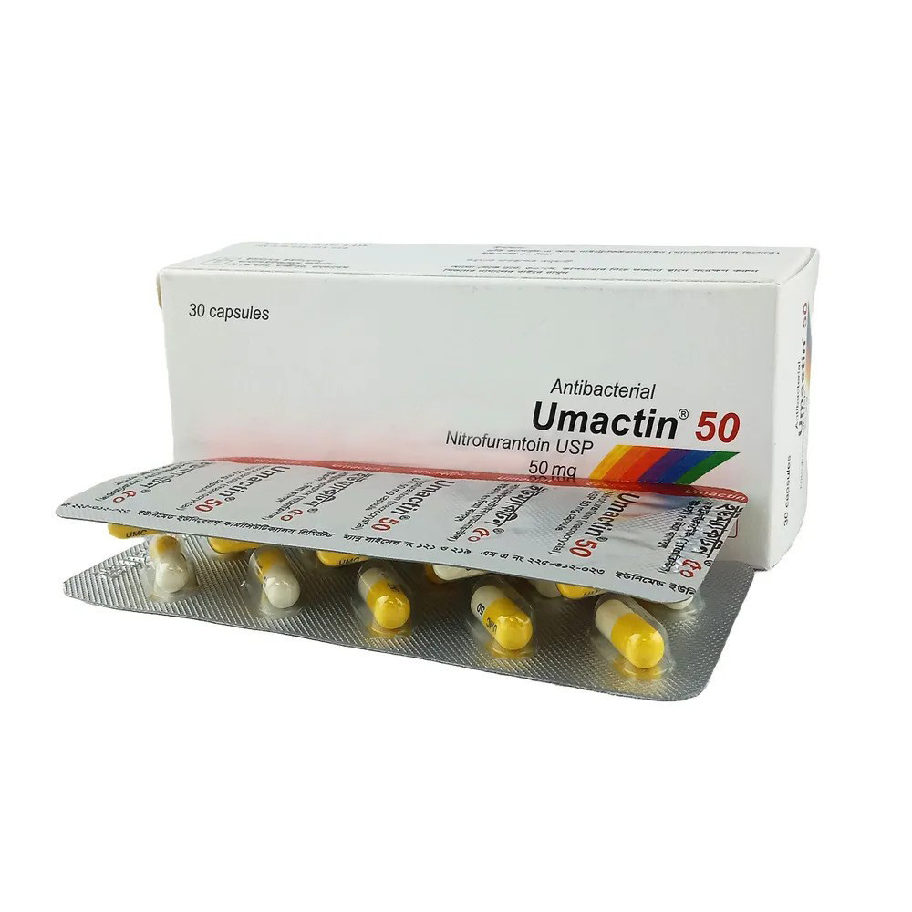 Pack Image: Umactin 50 mg Capsule (3 x 10)