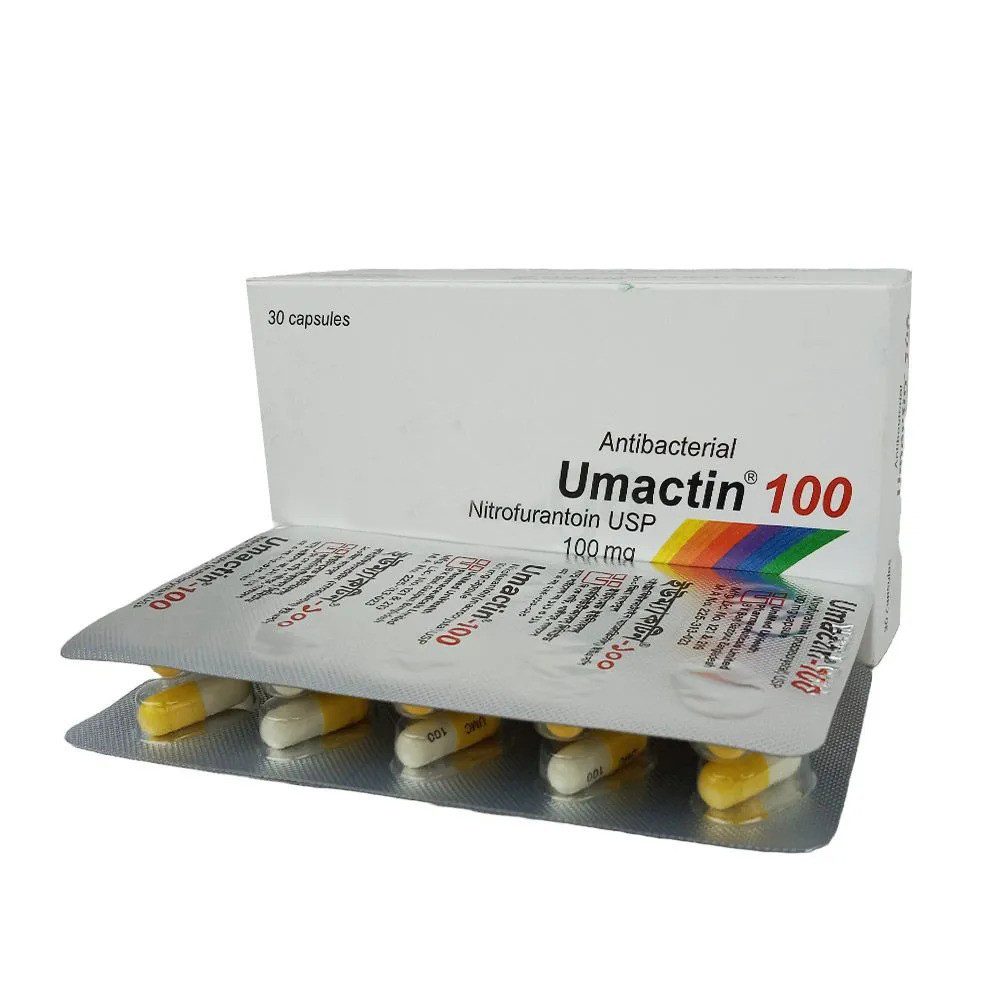 Pack Image: Umactin 100 mg Capsule (3 x 10)
