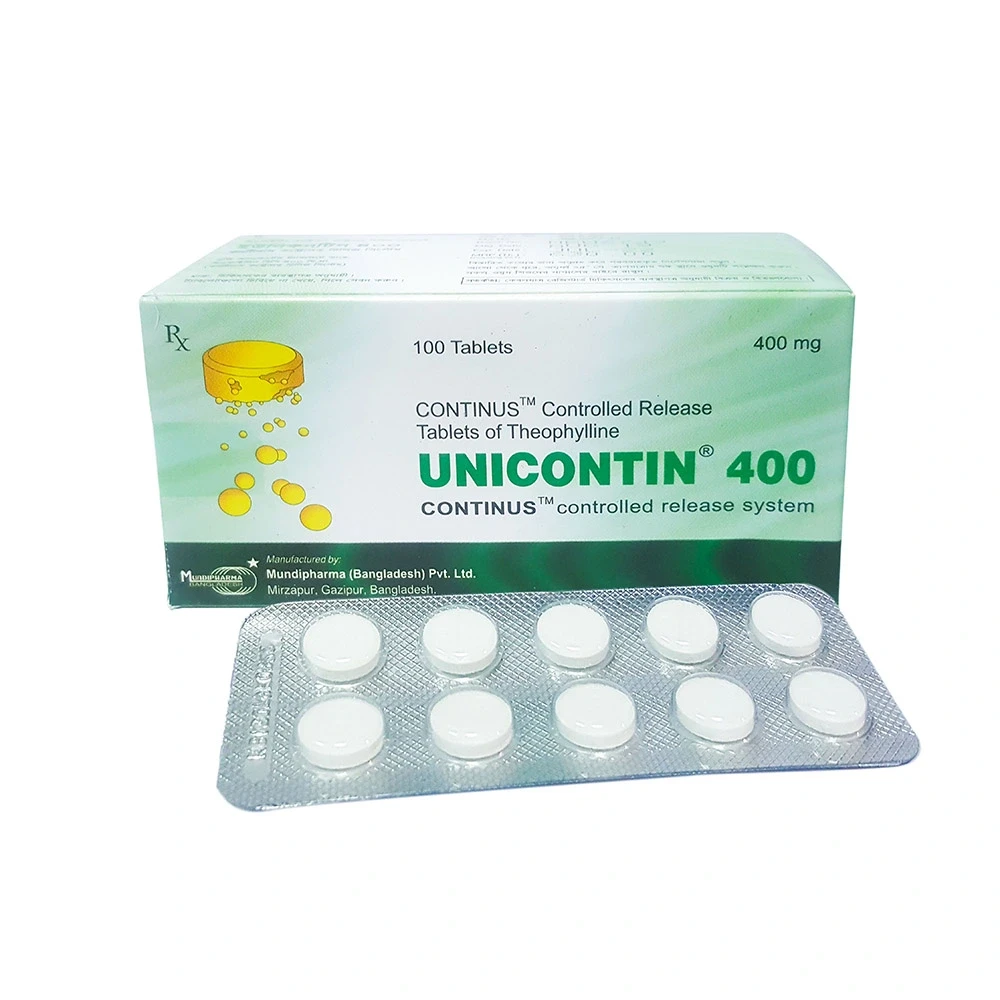 Pack Image: Unicontin 400 mg Tablet (10 x 10)