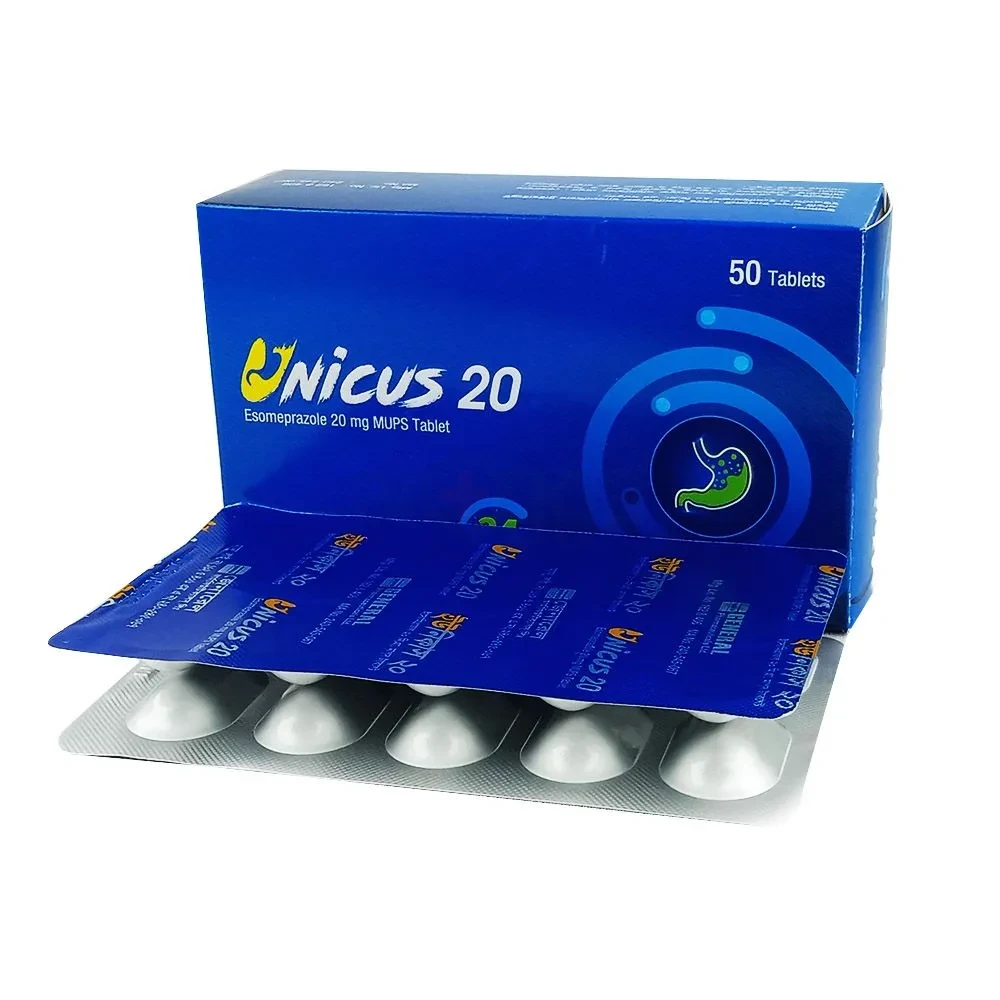 Pack Image: Unicus 20 mg Tablet (5 x 10)