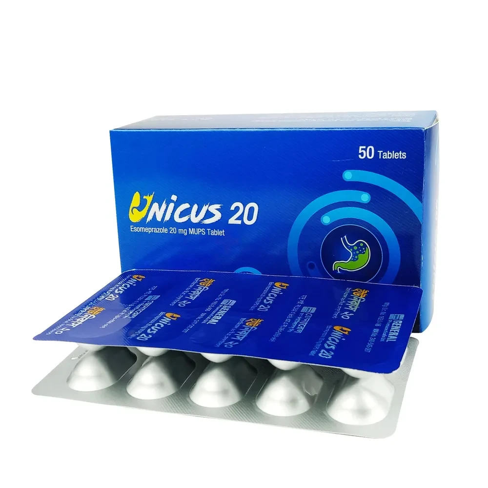 Pack Image: Unicus Mups 20 mg Tablet (5 x 10)