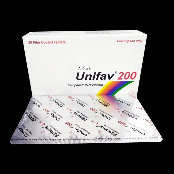 Pack Image: Unifav 200 mg Tablet (3 x 10)