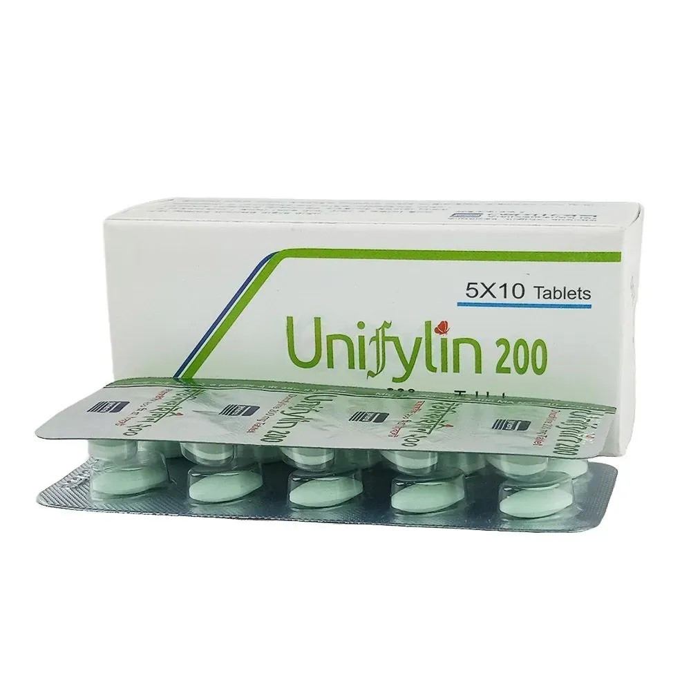 Pack Image: Unifylin 200 mg Tablet (5 x 10)