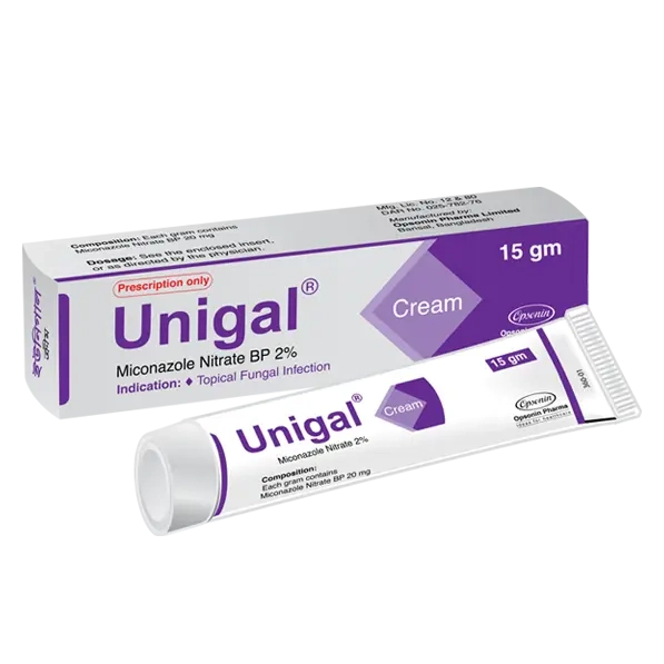 Pack Image: Unigal 2% w Cream (15 gm tube)