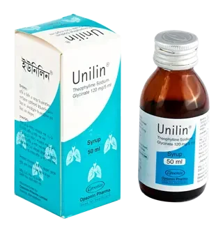 Pack Image: Unilin 120 mg Syrup (50 ml bottle)