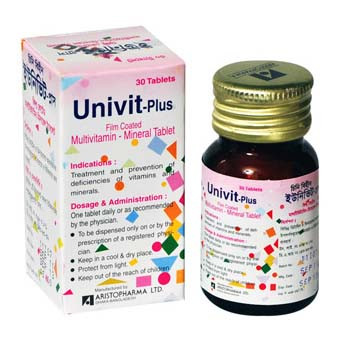 Pack Image: Univit-Plus  Tablet (1 x 30)